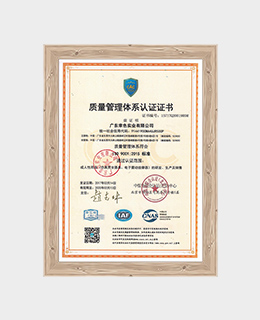 ISO9001质量管理体系认证书